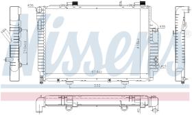 Nissens 62522 - RADIADOR MERCEDES CLK-CLASS W 208(9