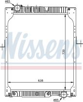 Nissens 62643A - RADIADOR MERCEDES NG 90(87-)30 TONS