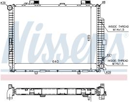 Nissens 62612A - RADIADOR MERCEDES E-CLASS W 210(95-