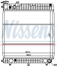 Nissens 62635 - RADIADOR MERCEDES 207 D(77-)2.4 D