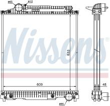 Nissens 626470 - RADIADOR MERCEDES NG 90(87-)25 TONS