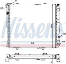 Nissens 62696A - RADIADOR MERCEDES E-CLASS W 124(84-