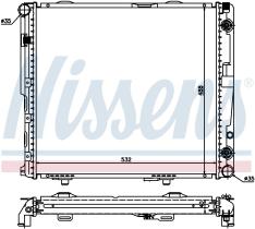 Nissens 62698A - RADIADOR MERCEDES E-CLASS W 124(84-