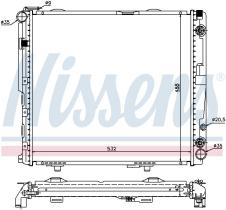 Nissens 62699A - RADIADOR MERCEDES E-CLASS W 124(84-