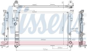 Nissens 627044 - RADIADOR MERCEDES GLA-CLASS X 156(1