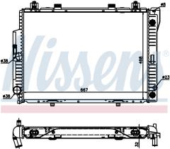 Nissens 62713A - RADIADOR MERCEDES S-CLASS W 140(91-