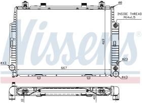 Nissens 62716A - RADIADOR MERCEDES S-CLASS W 140(91-