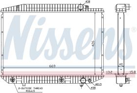 Nissens 62727A - RADIADOR MERCEDES S-CLASS W 126(79-