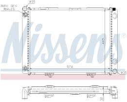 62734A - RADIADOR MERCEDES 190 W 201(82-)2.5