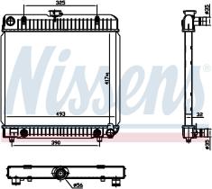  62740 - RADIADOR MERCEDES W 123(76-)300 D