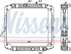 Nissens 62747 - RADIADOR MERCEDES LK(84-)11 TONS