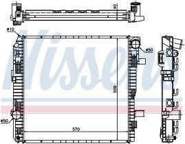 Nissens 62794A - RADIADOR MERCEDES ATEGO 2(04-)1718.