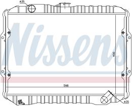 Nissens 62856 - RADIADOR MITSUBISHI L 200 (K0-K3) (