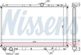 Nissens 62858A - RADIADOR VOLVO S40(VS)(95-)1.9 TD