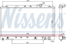  62865 - RADIADOR MITSUBISHI ECLIPSE(D21.D22