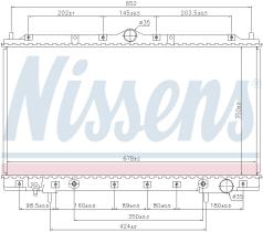 Nissens 62867 - RADIADOR CHRYSLER SEBRING I COUPE (