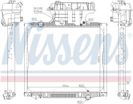 Nissens 62875 - RADIADOR MAN TG-A(02-)