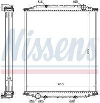 Nissens 628780 - RADIADOR MAN M 90(88-)