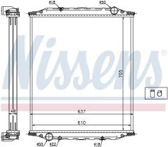 Nissens 628790 - RADIADOR MAN M 90(88-)