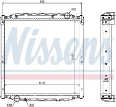Nissens 62880A - RADIADOR MAN L 2000 (93-)