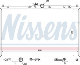 Nissens 62893 - RADIADOR MITSUBISHI OUTLANDER(CU2.5