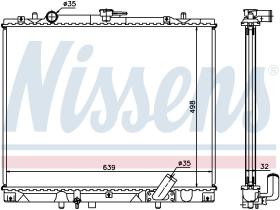 Nissens 62895A - RADIADOR MITSUBISHI L 200(K60.K70)(