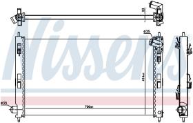 Nissens 628952 - RADIADOR CITROEN C-CROSSER(07-)2.4