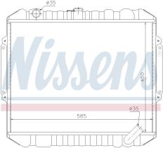 Nissens 628953 - RADIADOR MITSUBISHI PAJERO(V10.40)(