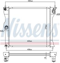 Nissens 628963 - RADIADOR CITROËN C-ZERO (09-) ELECT