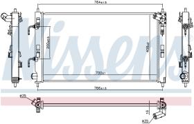 Nissens 628979 - RADIADOR MITSUBISHI LANCER(CX0)(07-