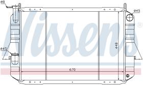 Nissens 62915 - RADIADOR NISSAN PATROL(160.260)(79-