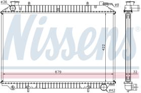 Nissens 62976A - RADIADOR NISSAN SERENA(C23)(92-)1.6