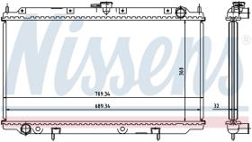 Nissens 62923A - RADIADOR NISSAN PRIMERA(P11.W11)(96