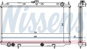 Nissens 62924A - RADIADOR NISSAN PRIMERA(P11.W11)(96