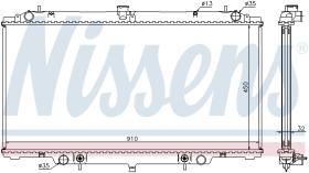Nissens 62953A - RADIADOR NISSAN PATROL(Y61)(97-)2.8