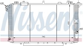Nissens 62958 - RADIADOR NISSAN PATROL (Y60) (88-)