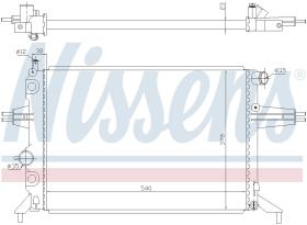  63005A - RADIADOR VAUXHALL ASTRA G(98-)1.4 I