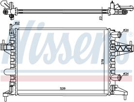Nissens 63007 - RADIADOR VAUXHALL TIGRA B(04-)1.4 I