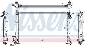 Nissens 63022A - RADIADOR CADILLAC BLS(04-)2.0 I 16V