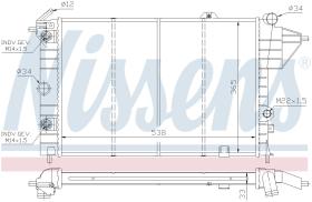  630551 - RADIADOR OPEL VECTRA A(88-)1.8 I