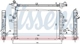 Nissens 630705 - RADIADOR VAUXHALL ZAFIRA B(05-)2.0