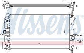 Nissens 630724 - RADIADOR BUICK EXCELLE II(09-)1.6 I