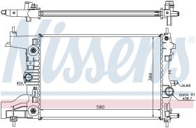 Nissens 630728 - RADIADOR BUICK EXCELLE II(09-)1.6 I