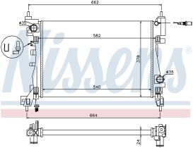  630743 - RADIADOR VAUXHALL CORSA E(14-)1.2 I