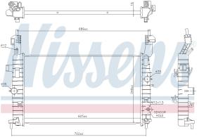  630748 - RADIADOR VAUXHALL MERIVA A(03-)1.8