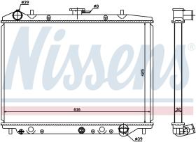 Nissens 630754 - RADIADOR VAUXHALL FRONTERA B(98-)3.