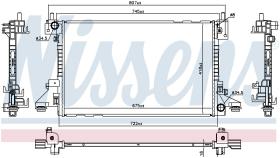  630766 - RADIADOR CADILLAC ELR(13-)AMPERA EV