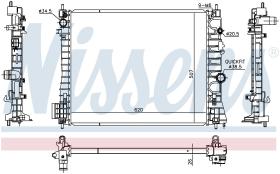 Nissens 630775 - RADIADOR BUICK ENCORE(13-)1.7 DTI