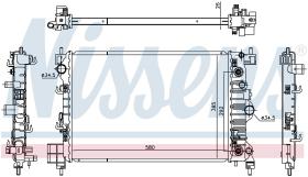 Nissens 630778 - RADIADOR BUICK ENCORE(13-)1.6 I 16V