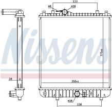 Nissens 630787 - RADIADOR VAUXHALL AGILA A(00-)1.2 I